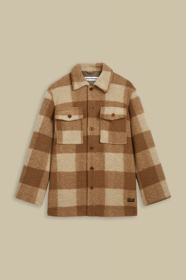 Ariko Jacket - Caramel Check