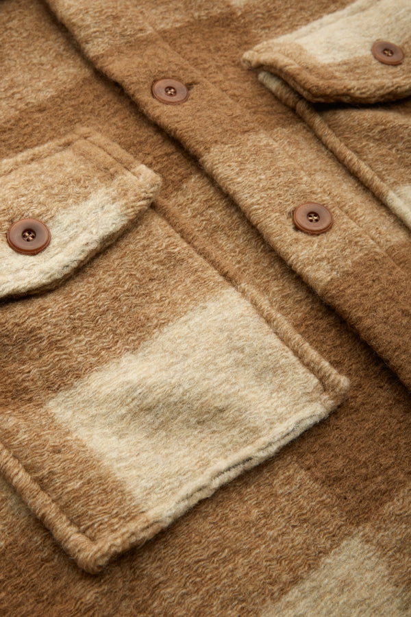 Ariko Jacket - Caramel Check