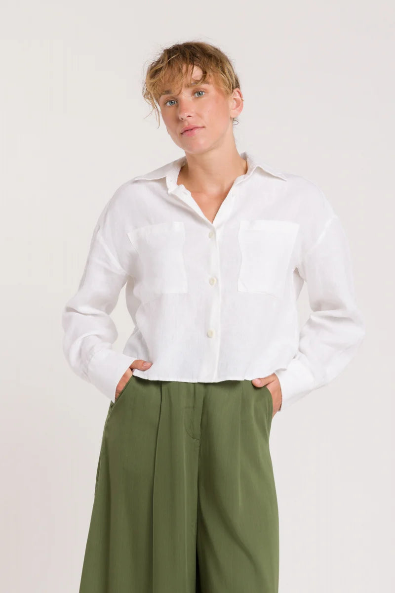 Quinn Shirt - Optical White