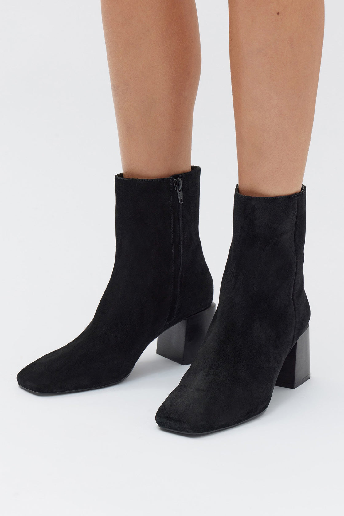 Kiara Suede Boot - Black