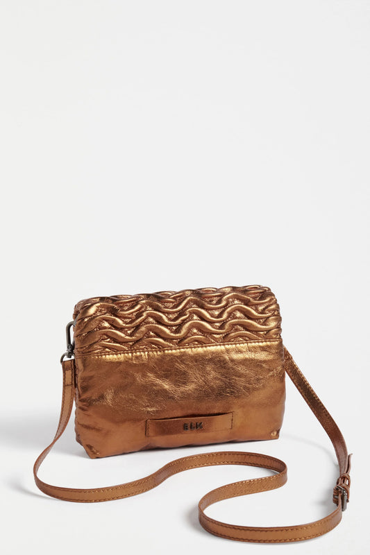 Plissi Crossbody - Bronze