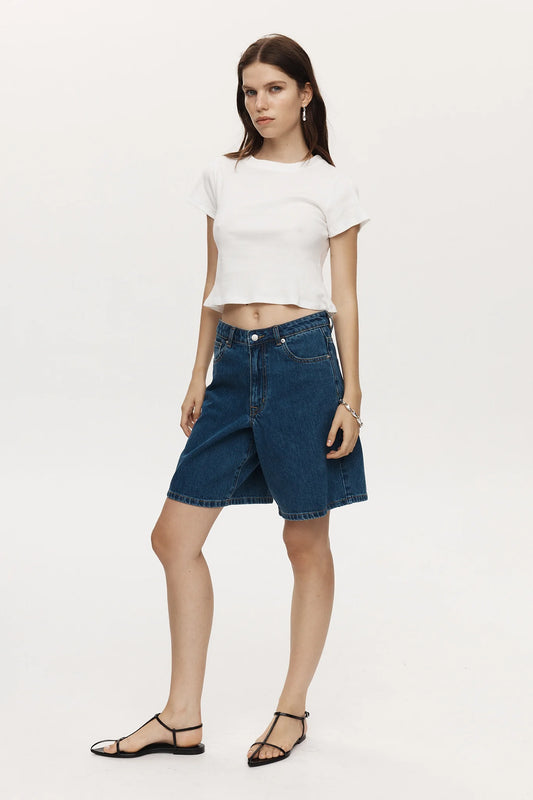 Relaxed Jean Short - Heritage Blue