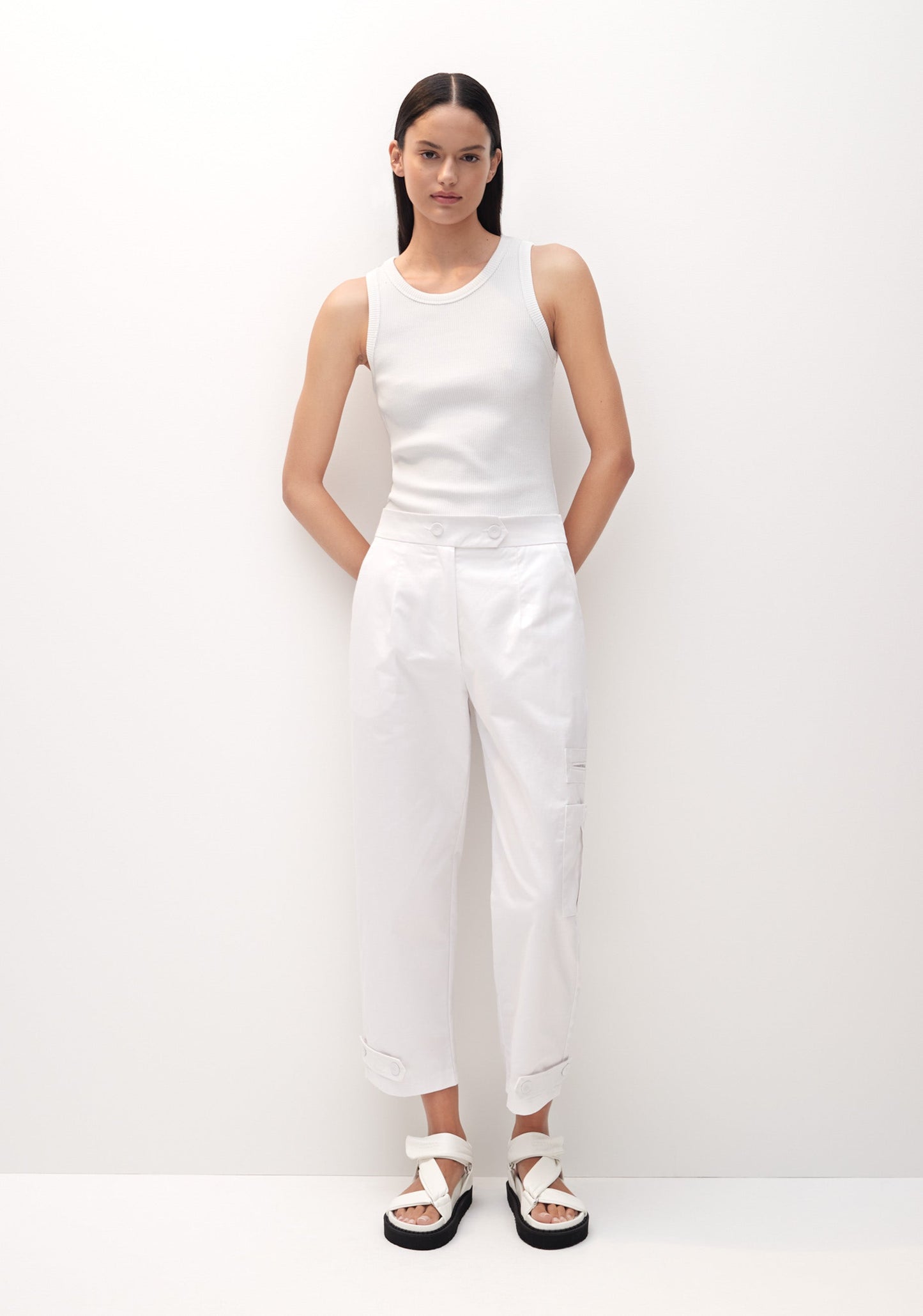 Audrey Pant - White