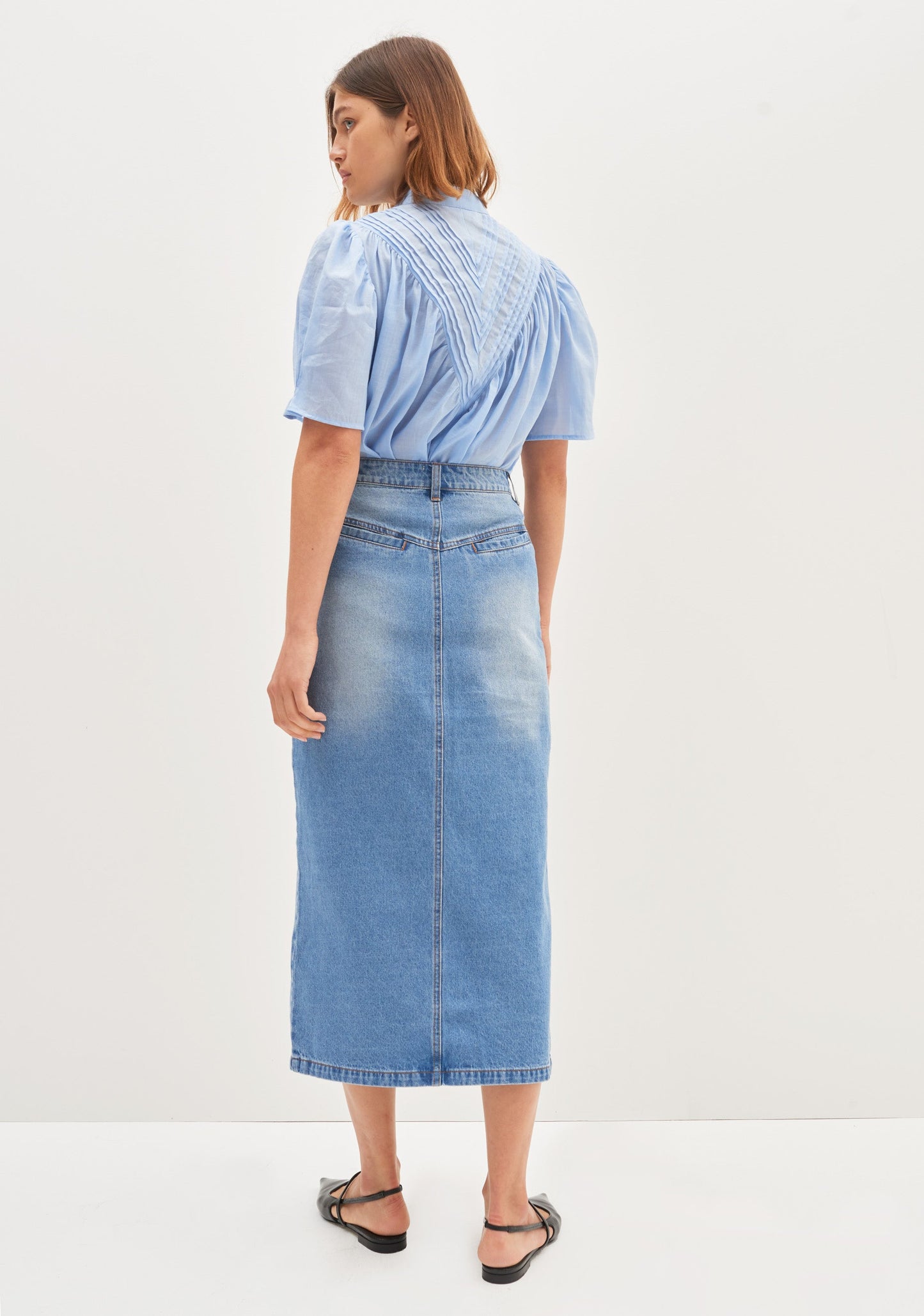 Blanca Denim Skirt -Blue