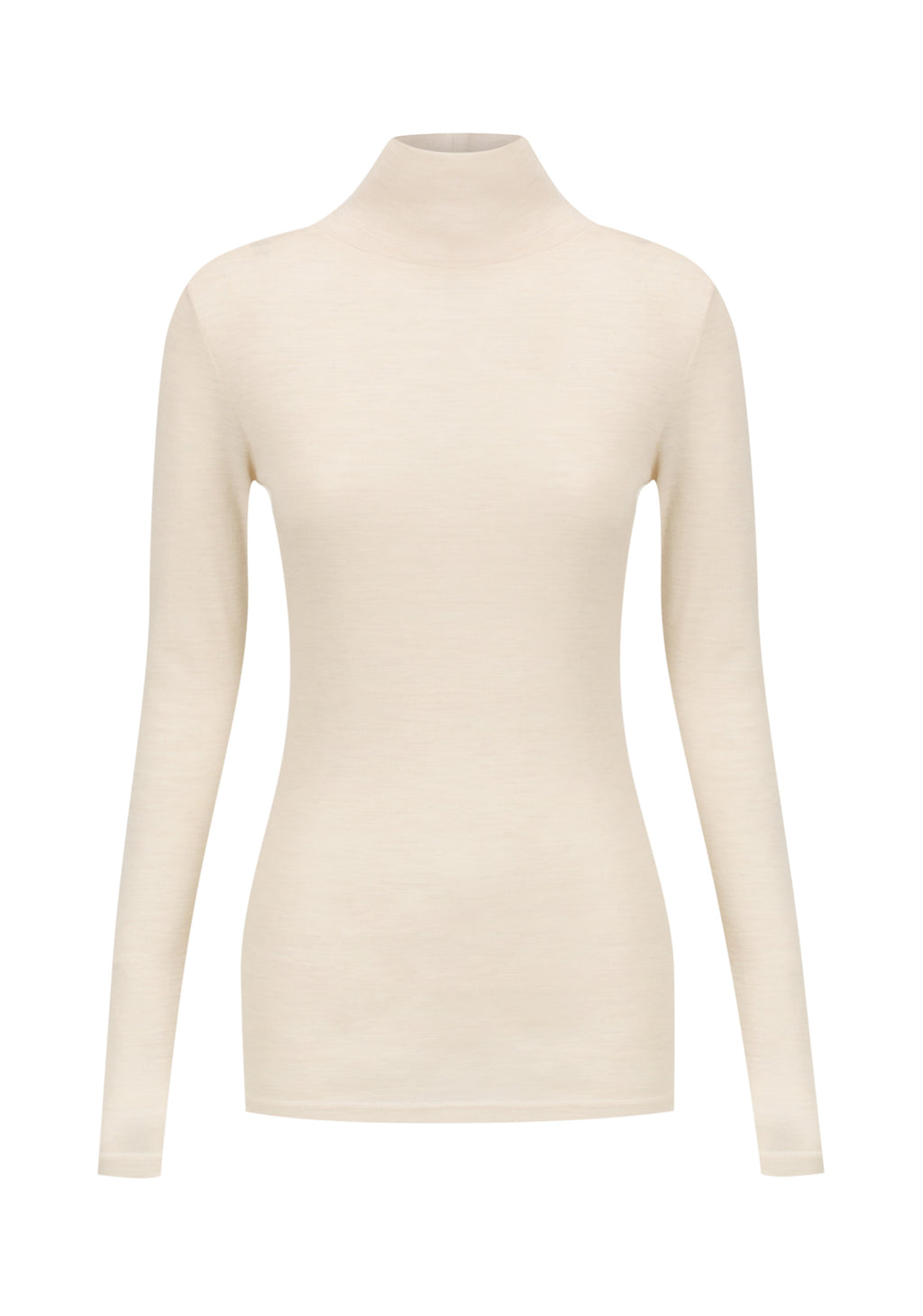 Morri Merino High Neck - Bone