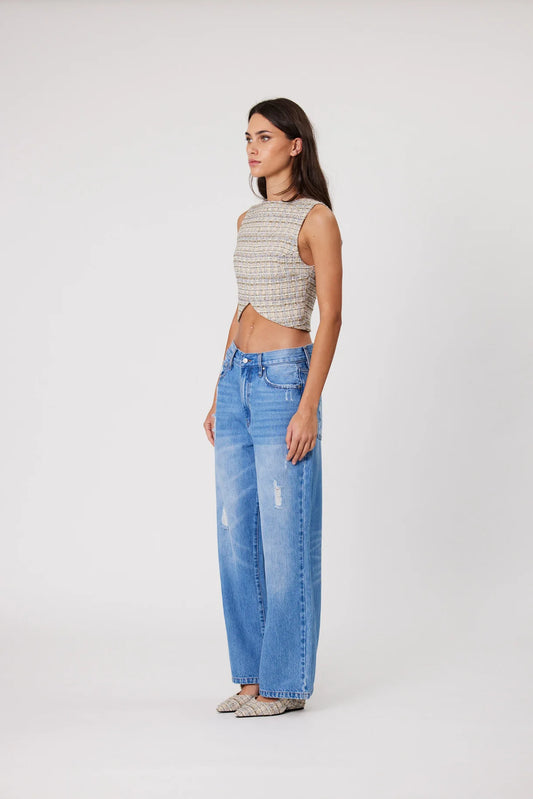 Suki Jean - Mid Blue