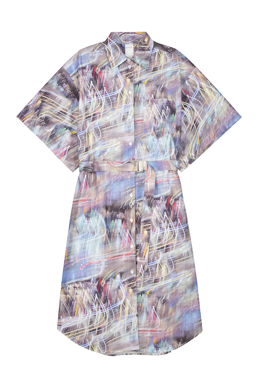 Neon Dress - City Scape
