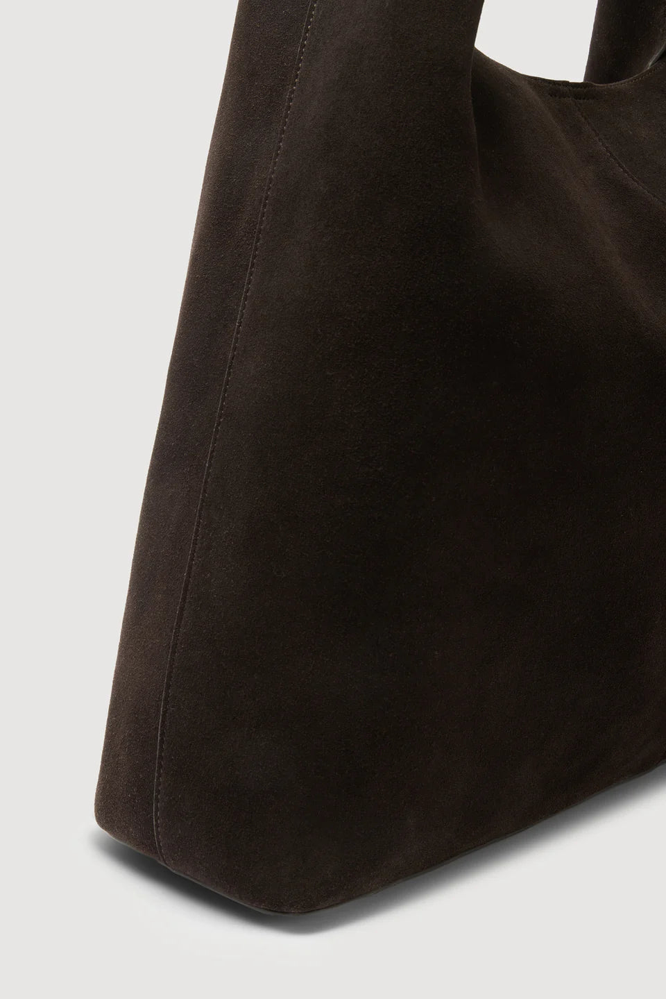 Neve Suede Shoulder Bag - Ganache