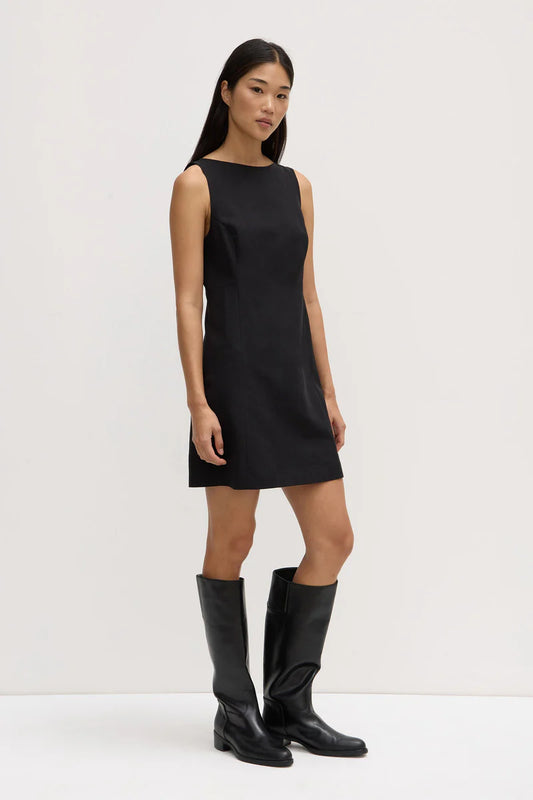 Octavia Mini Dress - Black