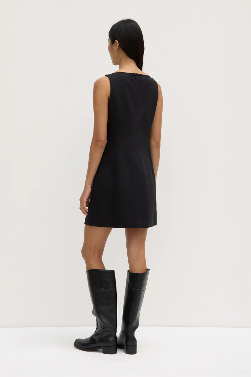 Octavia Mini Dress - Black