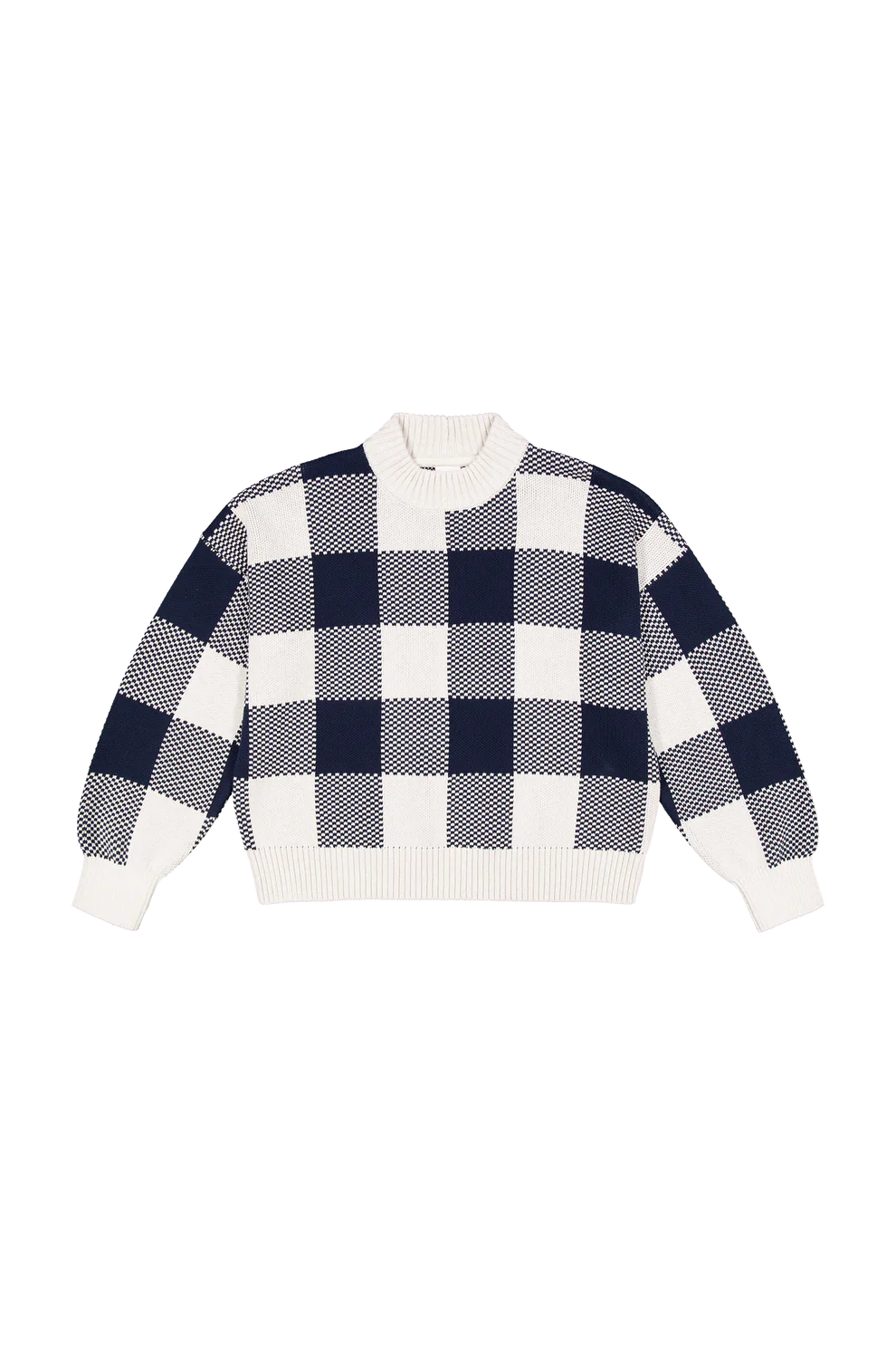 Otti Jumper - Navy Check