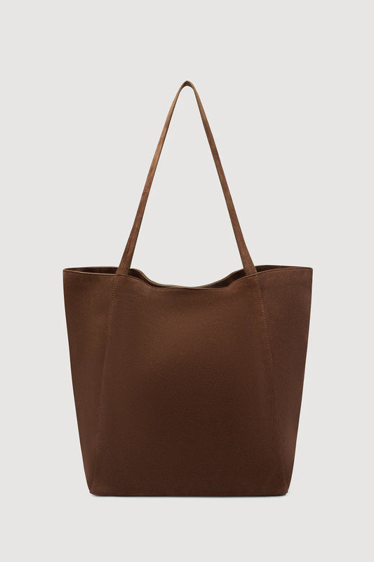 Paige Suede Tote Bag - Amaro
