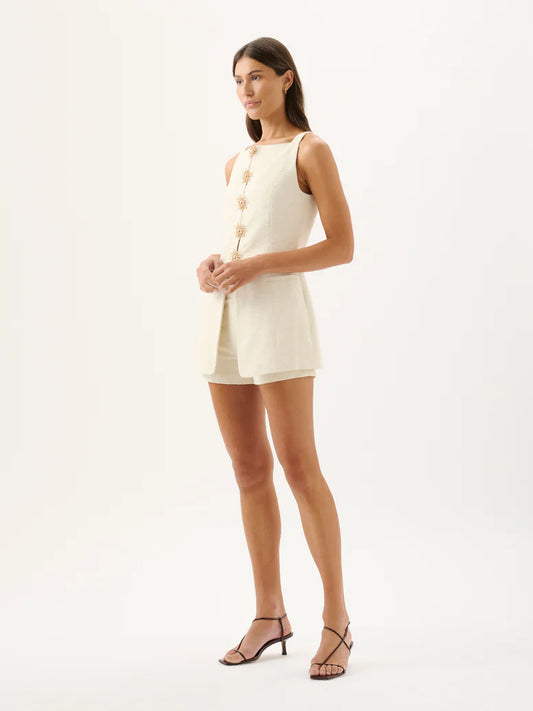 Estella Vest - Ivory