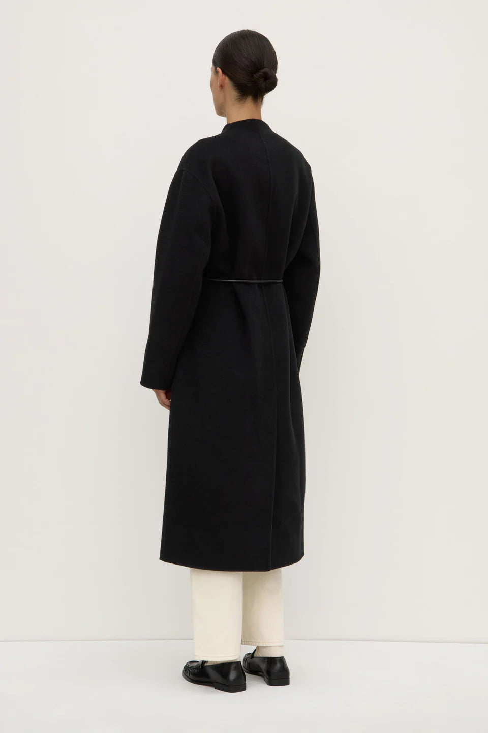 Rhea Wool Coat - Black
