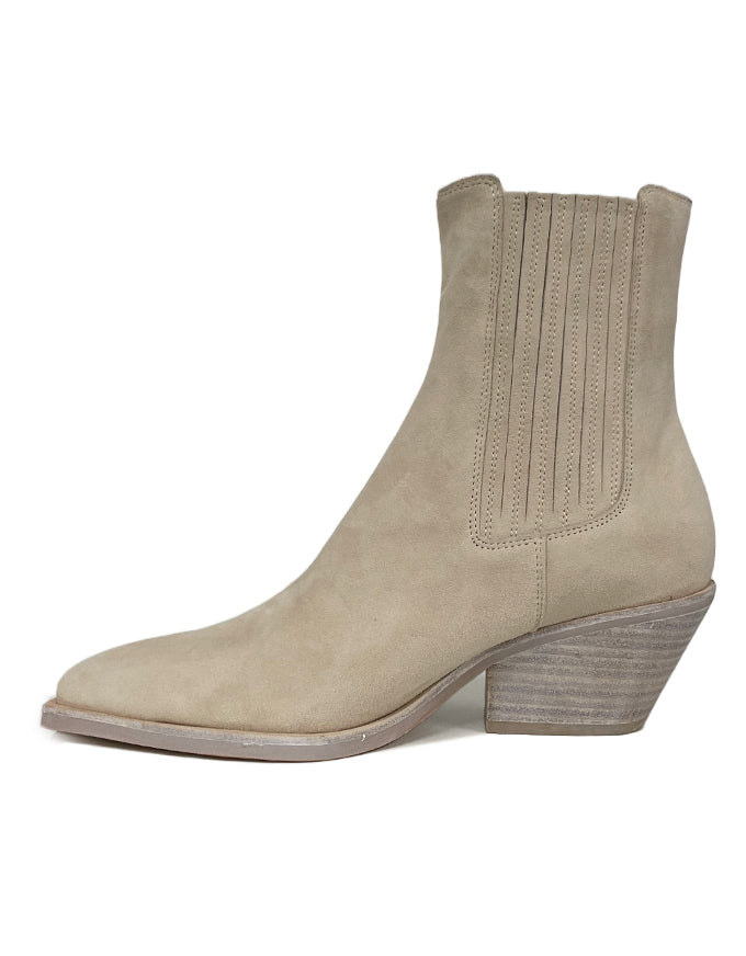 Rowe Ankle Boot - Nougat Suede