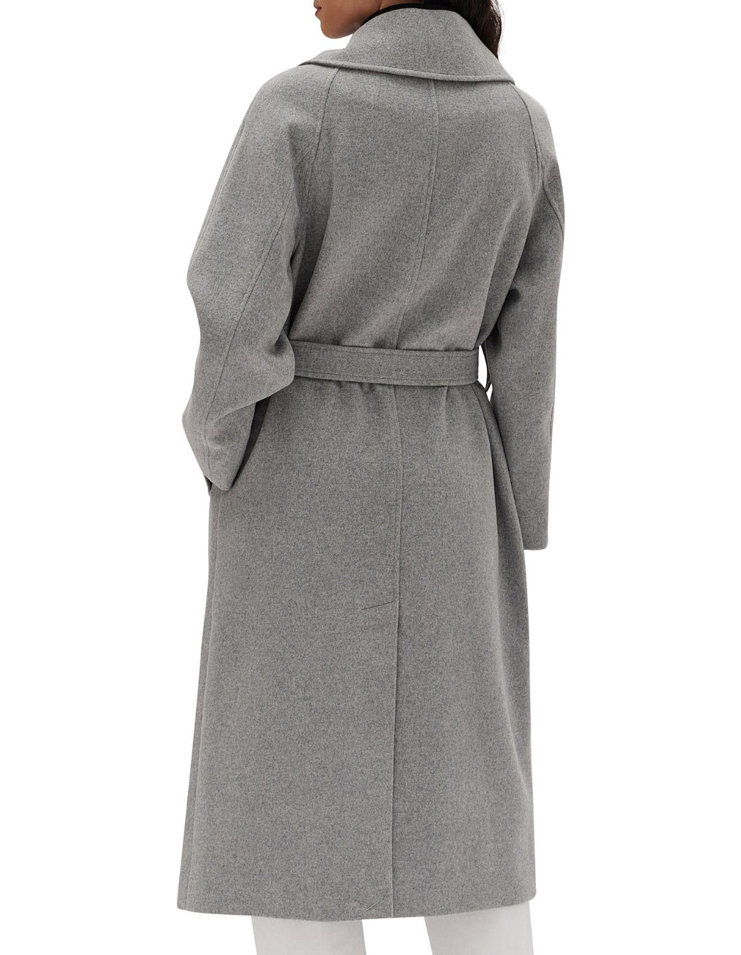 Cocoon Coat - Grey Marle