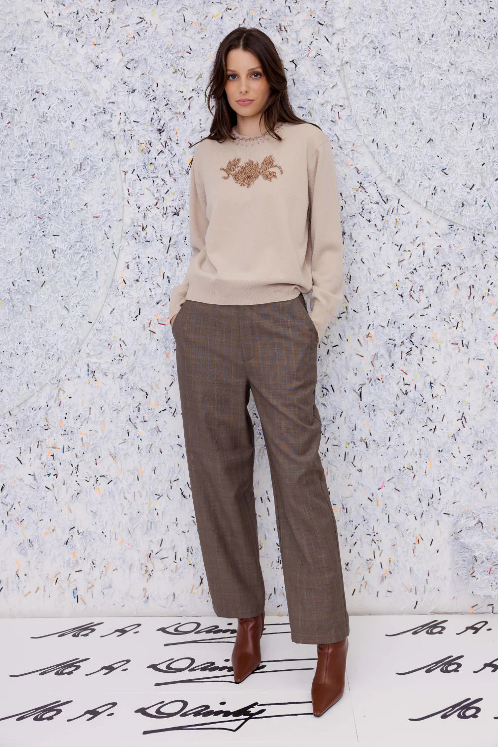 Starlight Cashmere Knit - Frappe/Frost