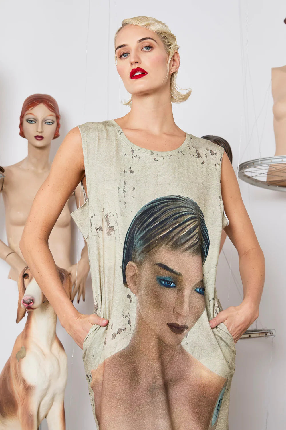 Strike A Pose - Blue Eyes Dress