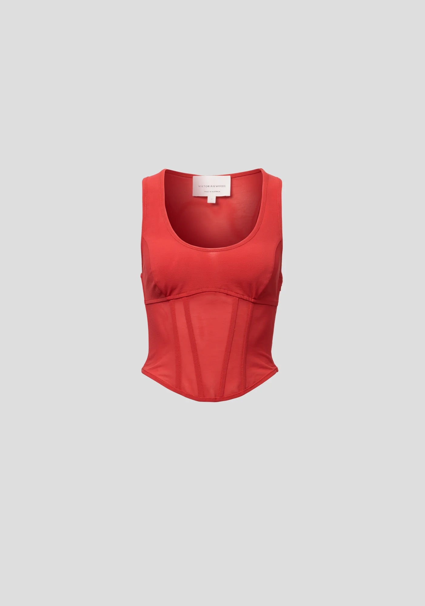 Enchantment Bustier - Mineral Red