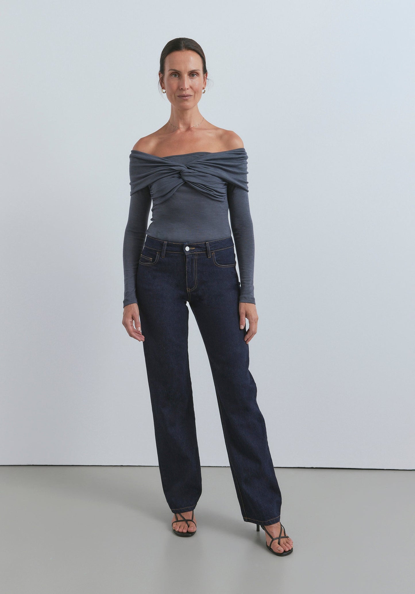 Titanic Merino Top - Asphalt