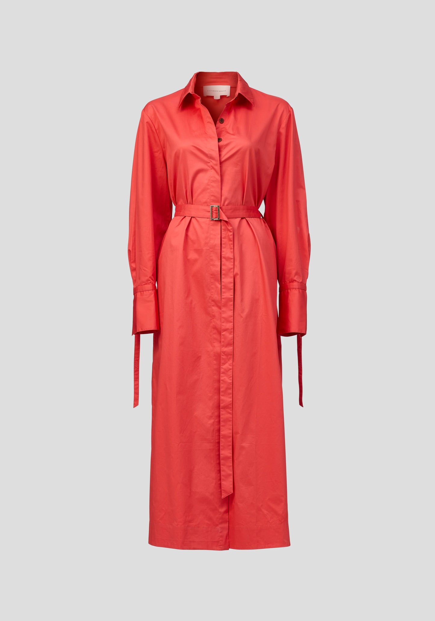 Vermillion Dress - Mineral Red