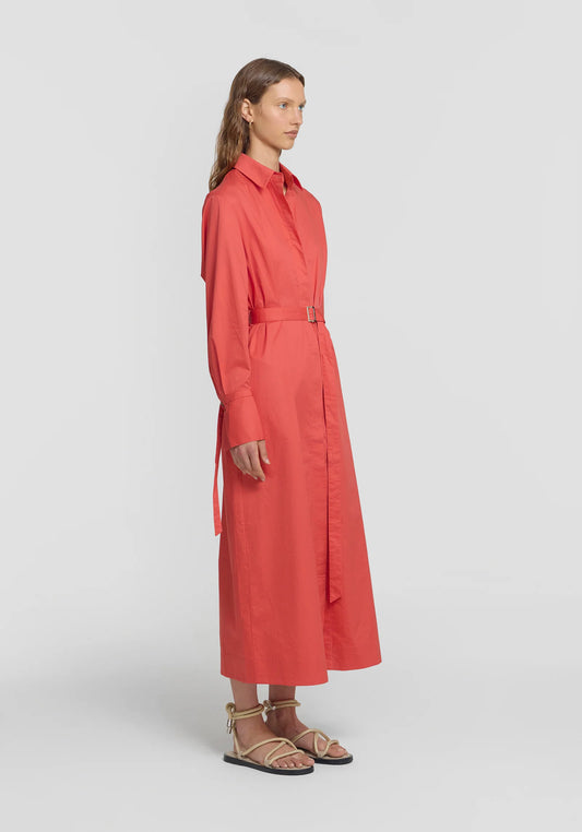 Vermillion Dress - Mineral Red