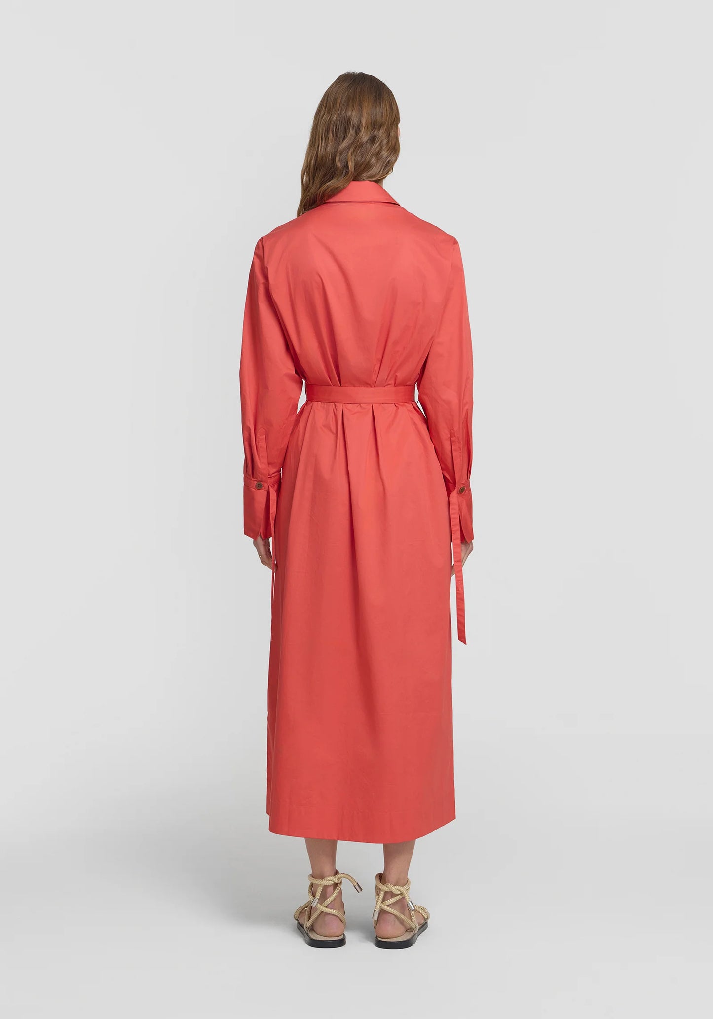 Vermillion Dress - Mineral Red