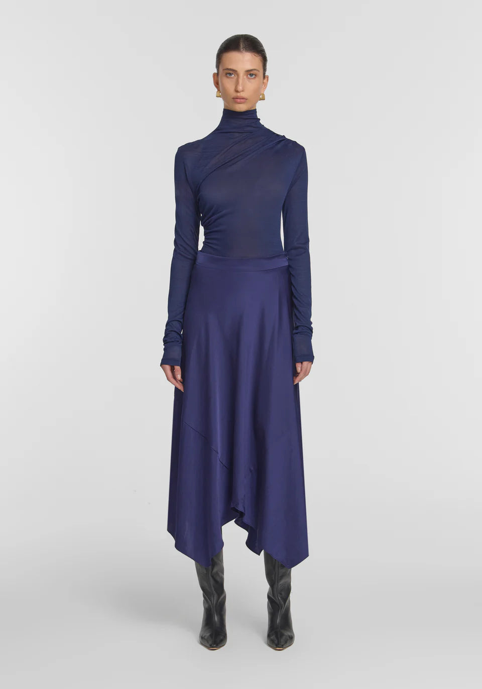 Viola Skirt - Medina Blue