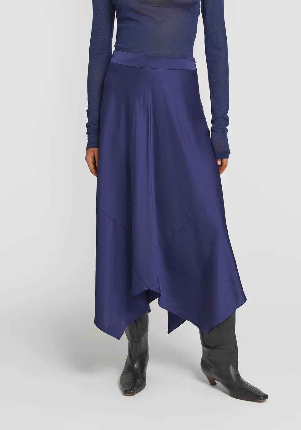 Viola Skirt - Medina Blue