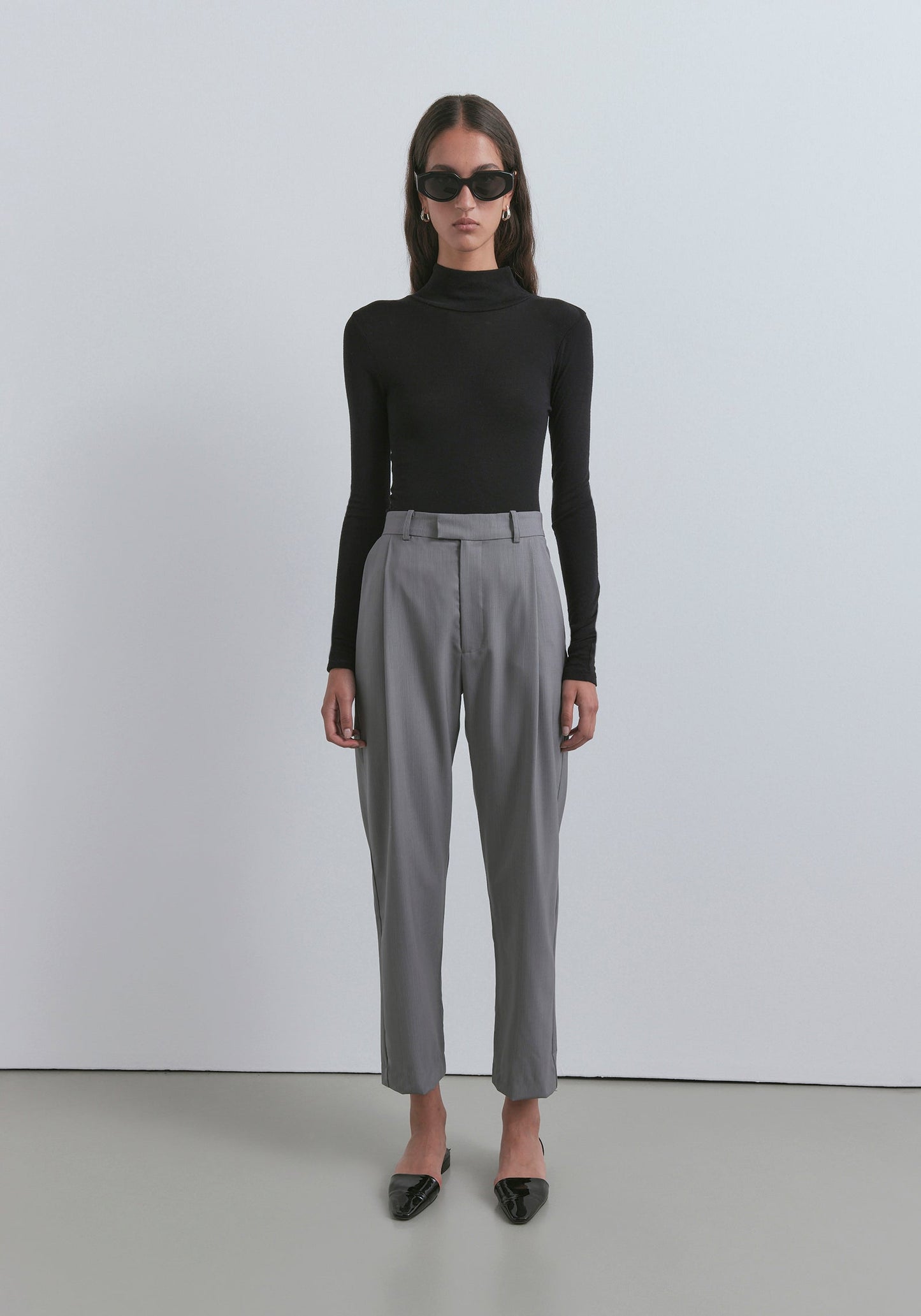 Brownlow Wool Trouser - Cambridge Stripe