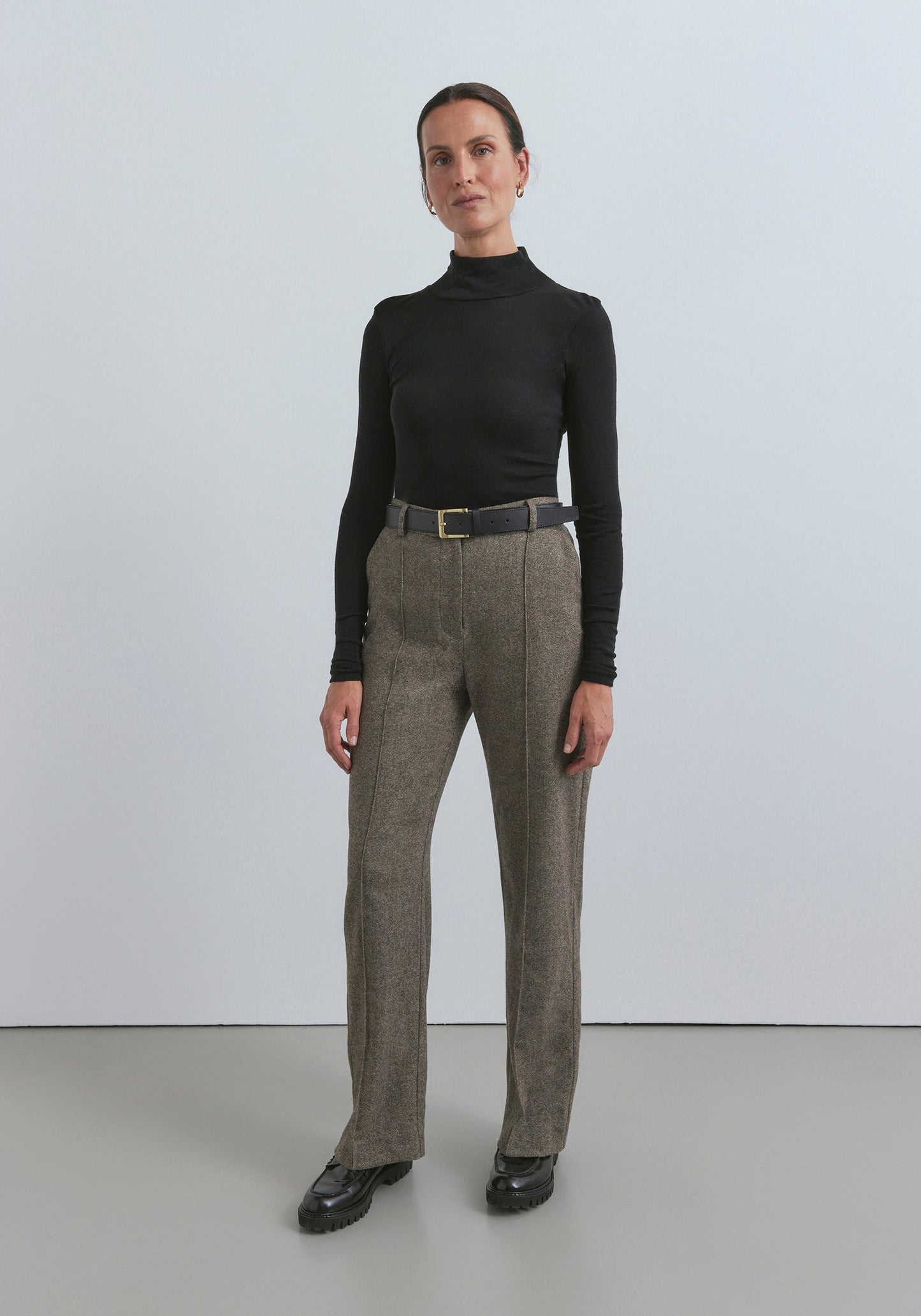 Bramwell Wool Trouser - Pidgeon