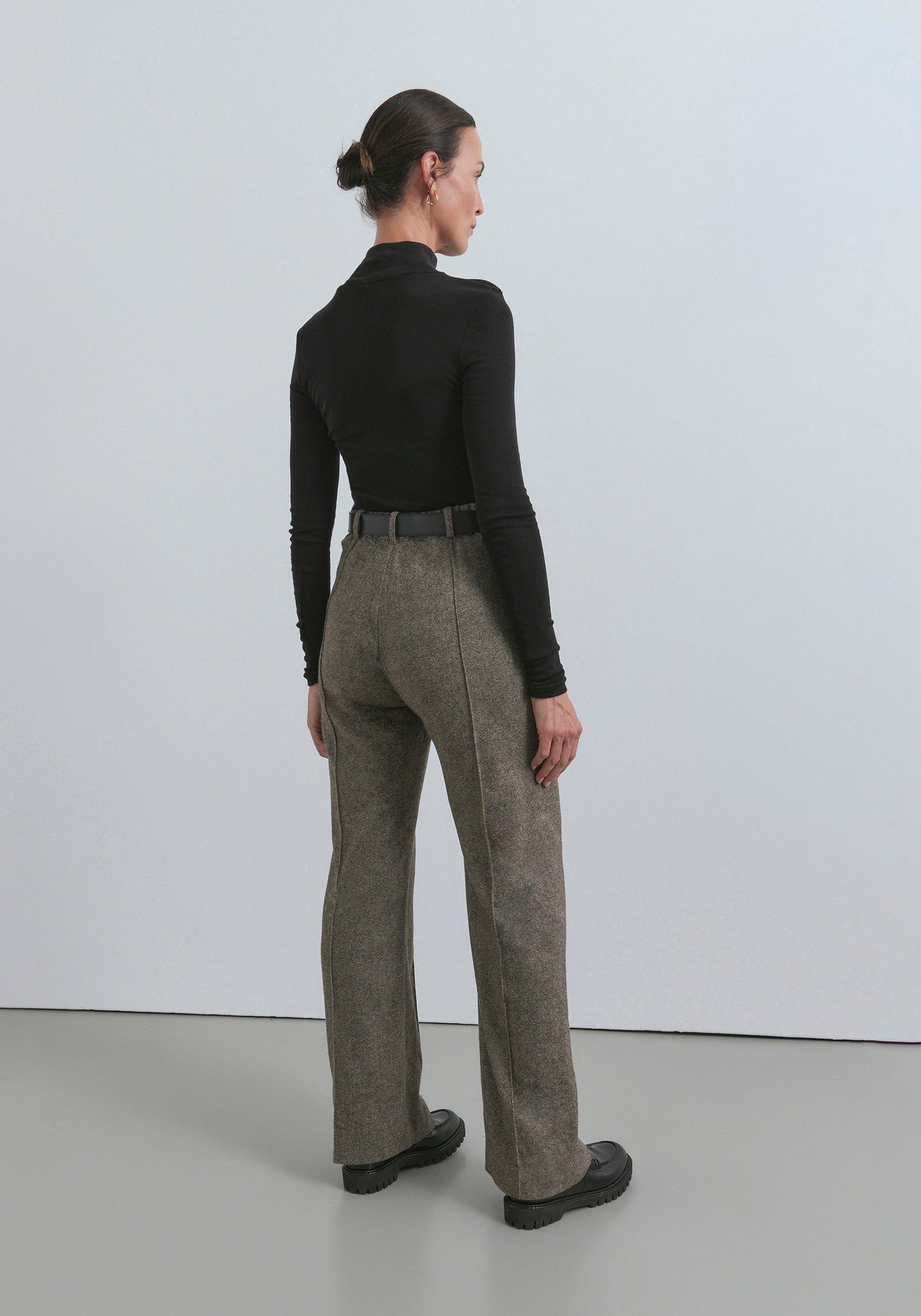 Bramwell Wool Trouser - Pidgeon