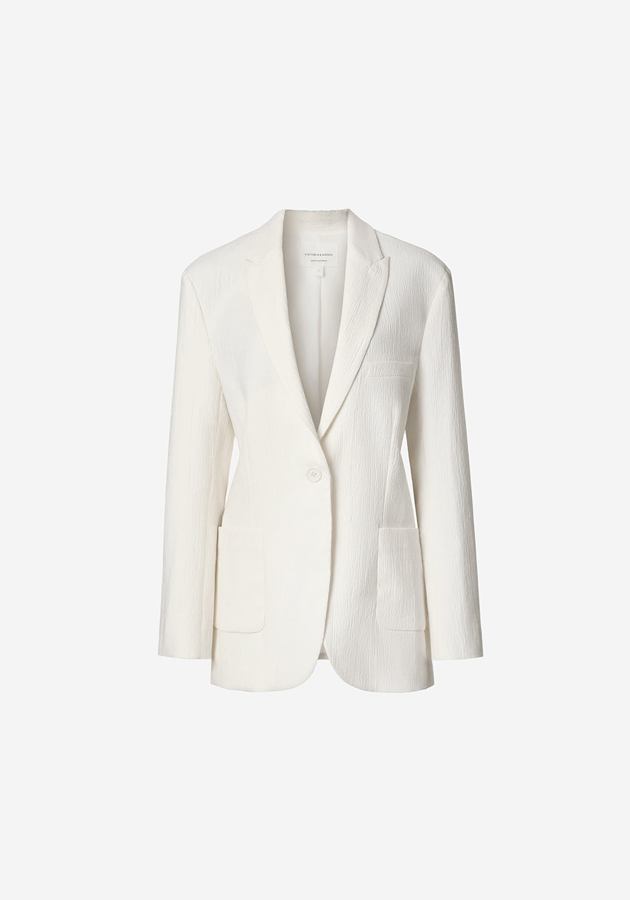 Unisex Shakespeare Blazer - Ivory