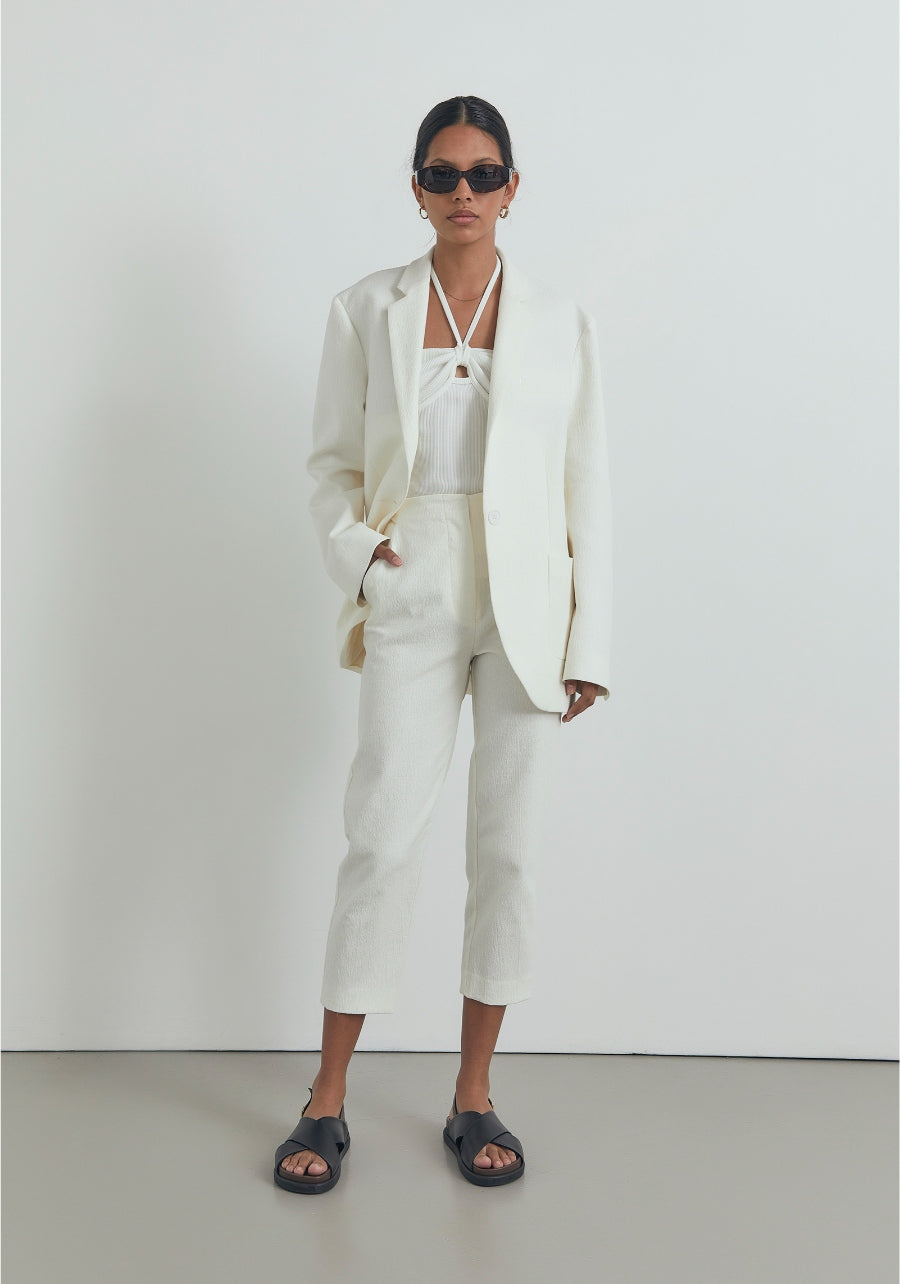 Unisex Shakespeare Blazer - Ivory