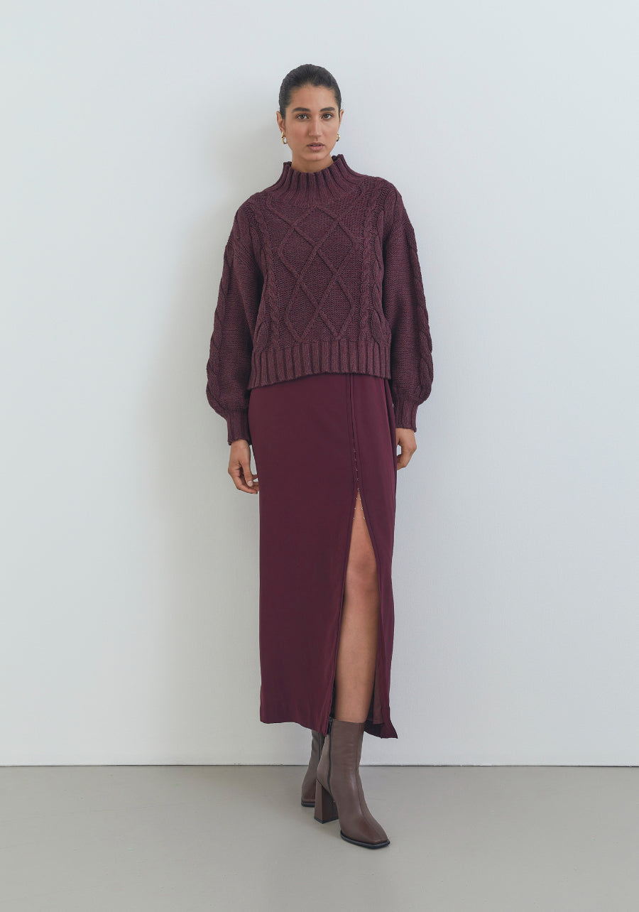 Goodfellow Merino Knit - Redwood