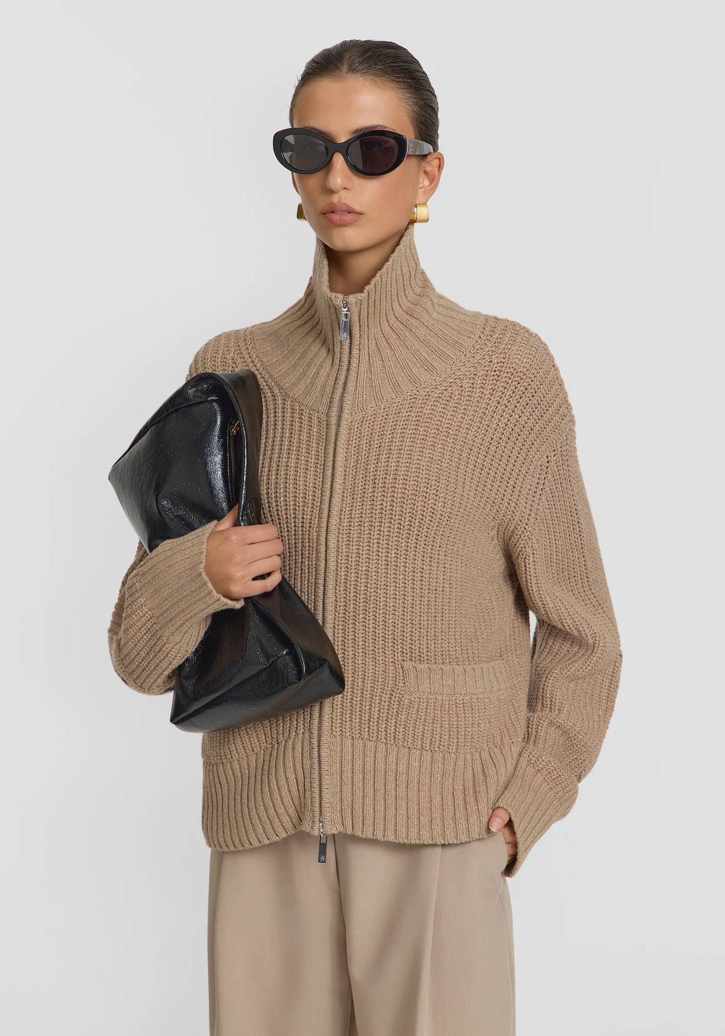 Babylon Cardigan - Camel