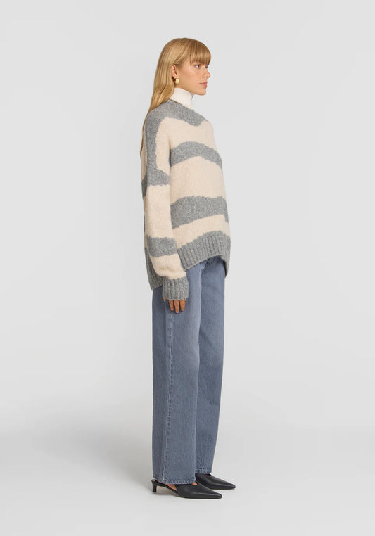 Dalliance Knit - Bone Grey Marle