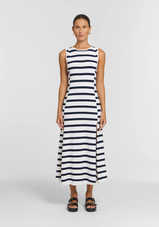 Joker Dress - Royal Blue Stripe