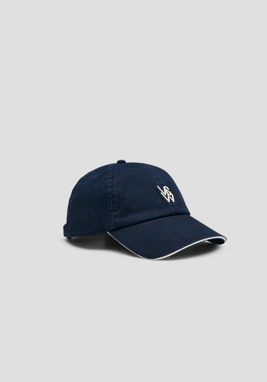 V&W Tipped Cap -Navy/Ivory