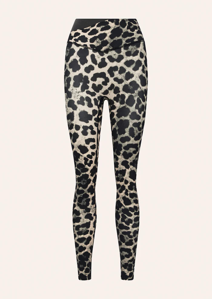 Wander FL Legging - Leopard/Smokestone
