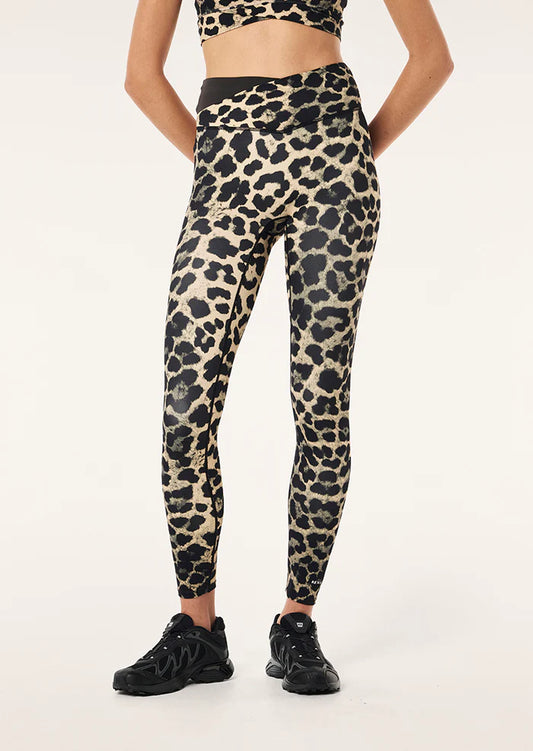 Wander FL Legging - Leopard/Smokestone