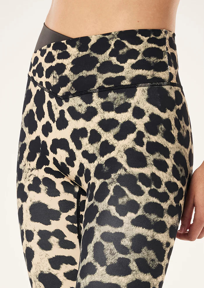 Wander FL Legging - Leopard/Smokestone