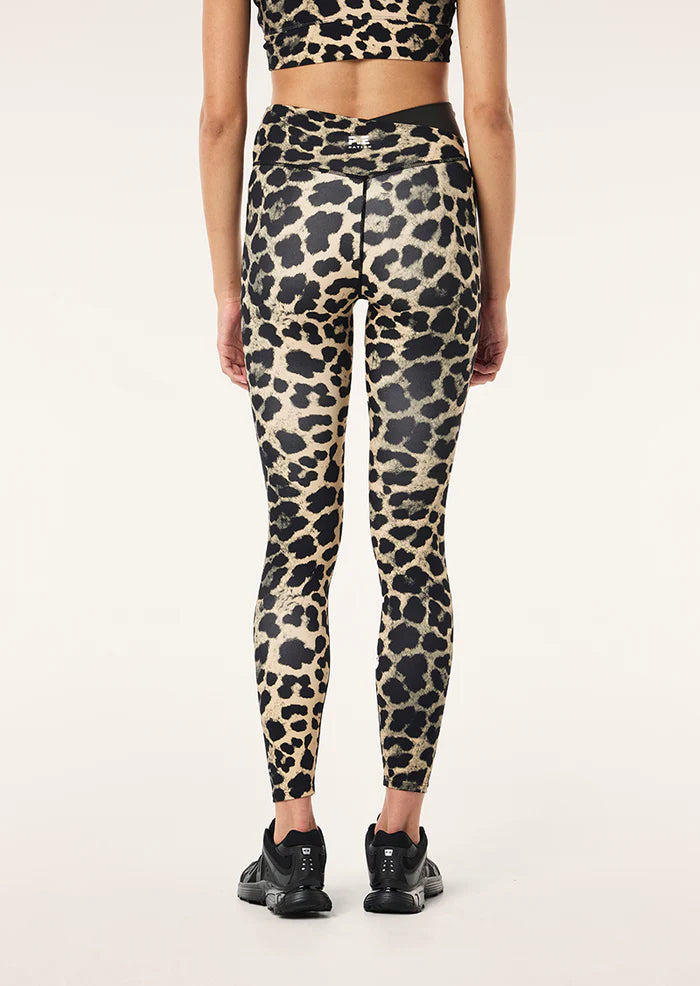 Wander FL Legging - Leopard/Smokestone