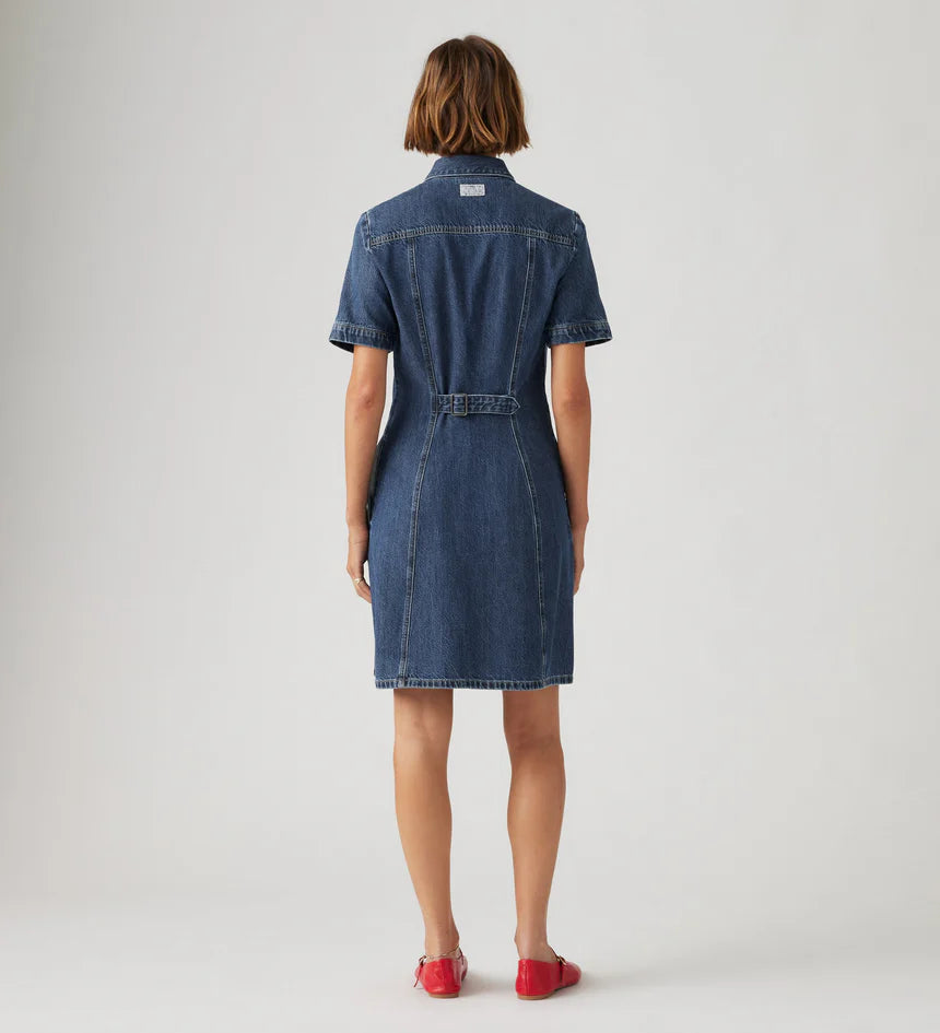 Rinoa Denim SS Dress - Sledge Sister