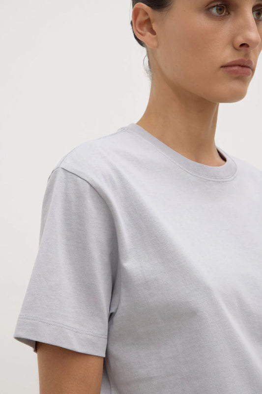 Womens Organic Base Tee - Light Grey