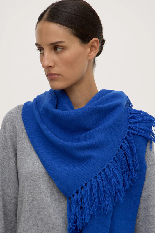 Wool Scarf - Ultramarine