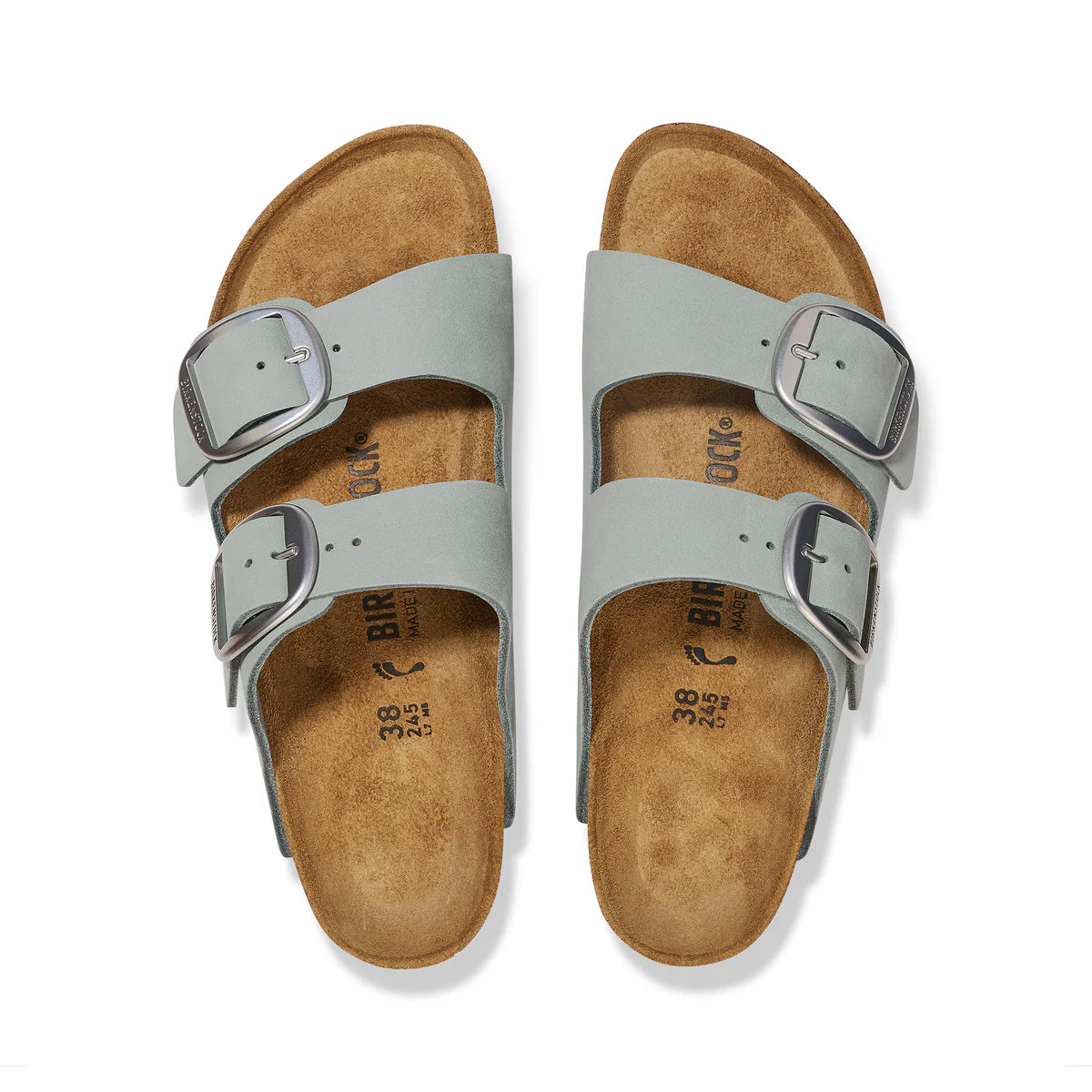 Arizona Big Buckle - Pure Sage Newbuck Leather - Reg