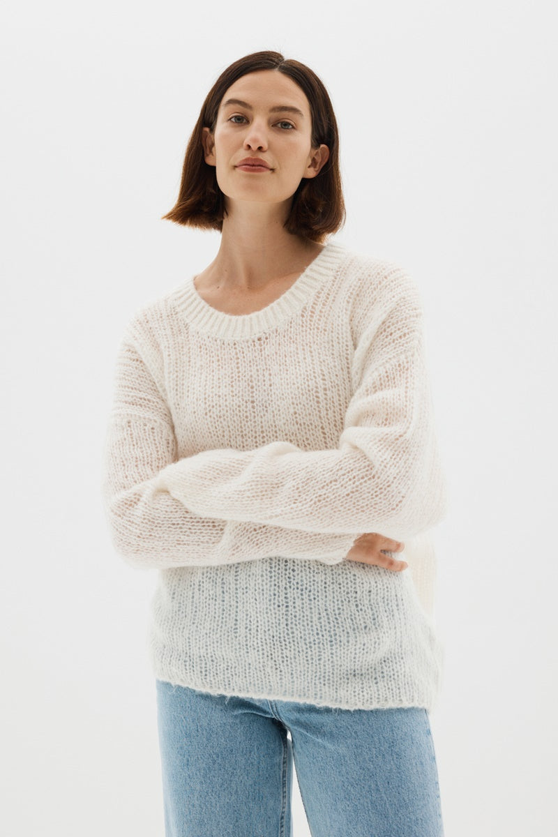 Assembly label white jumper best sale