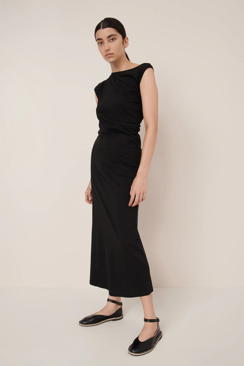 Asymmetric Dress - Black