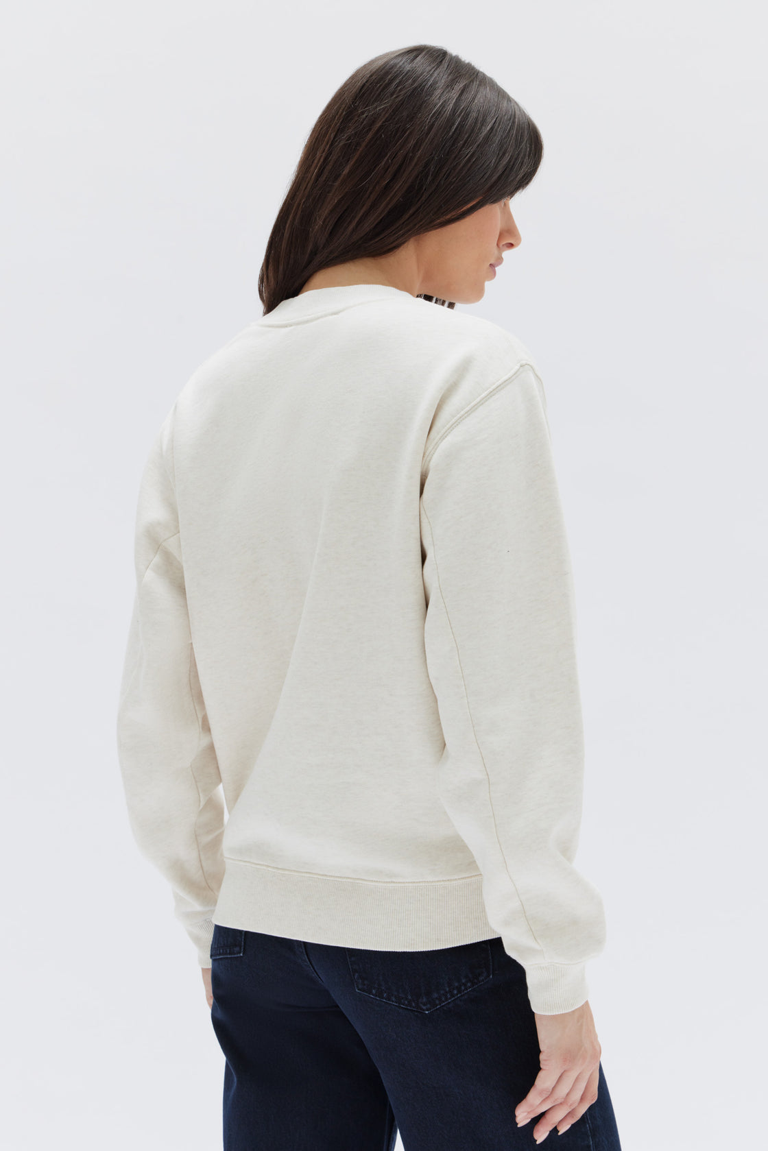Womens Stacked Fleece - Oat Marle
